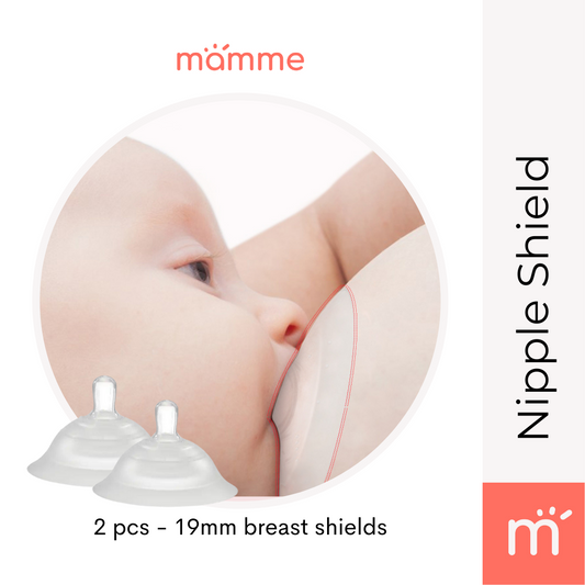 Mamme Nipple Shield 19mm Breast Shield (Set of 2)