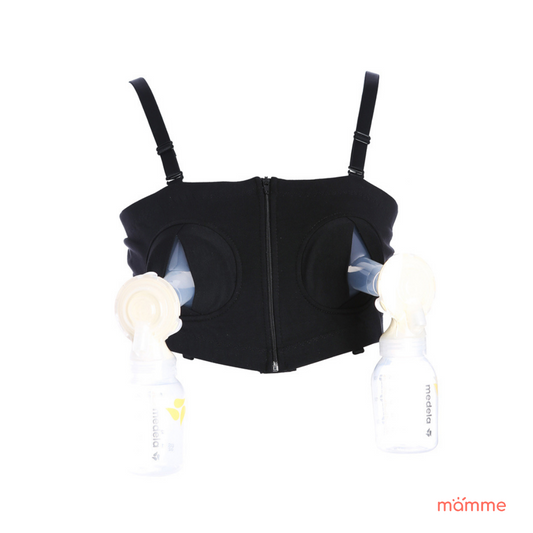 Mamme Charlie Pumping Bra with Front Zipper
