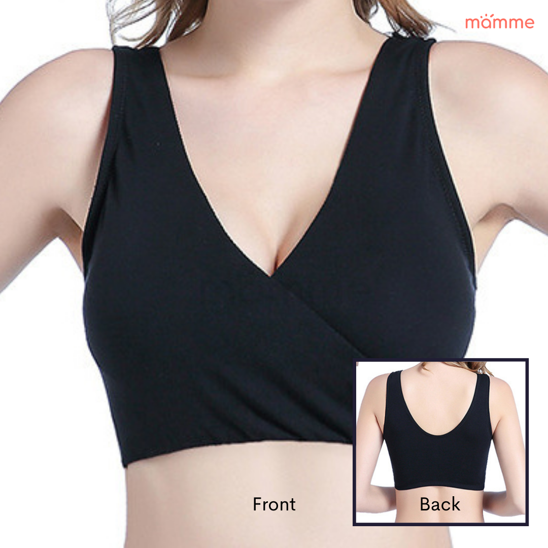 Mamme Crossover Maternity Nursing Bra
