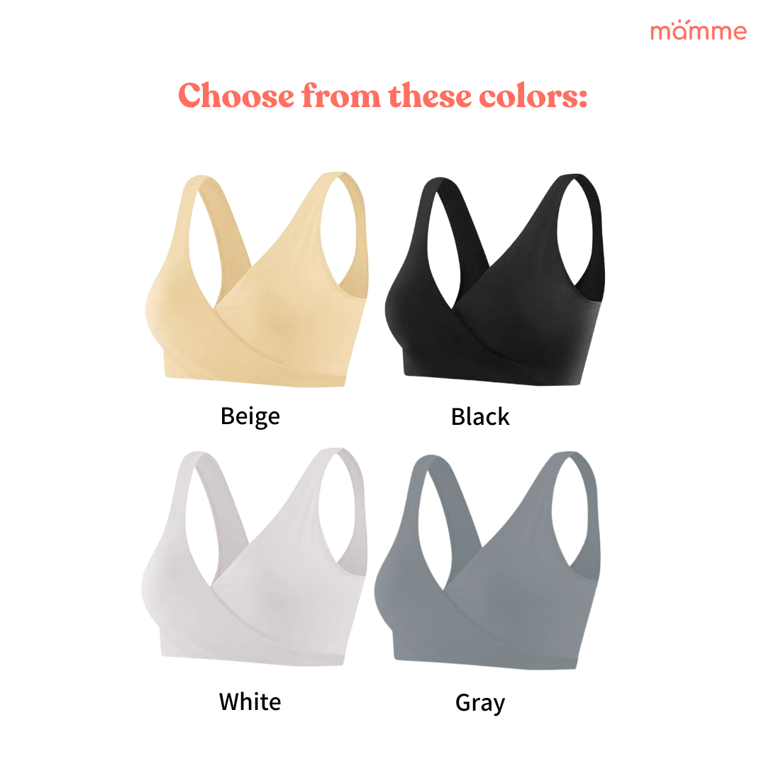 Mamme Crossover Maternity and Nursing Bra