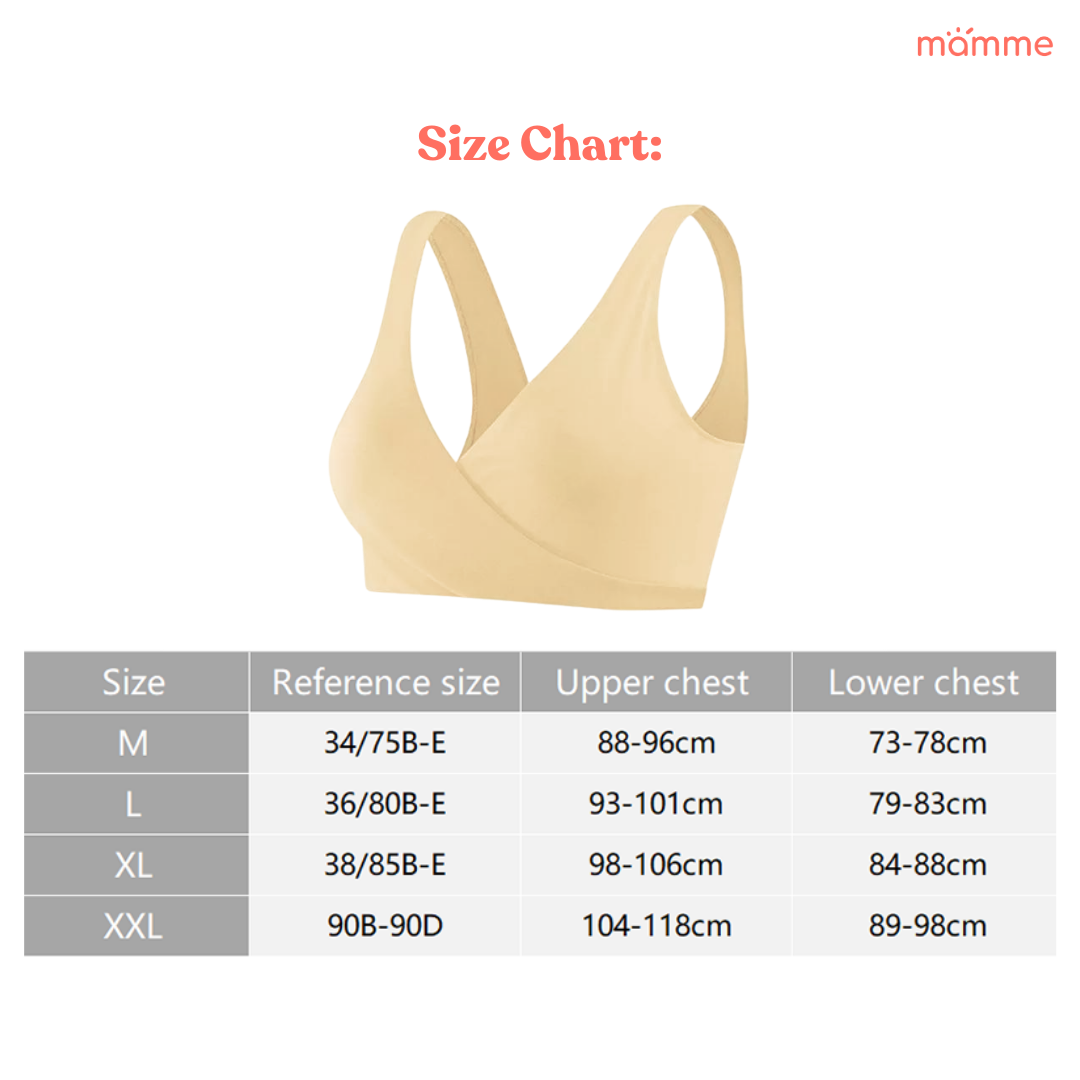 Mamme Crossover Maternity and Nursing Bra