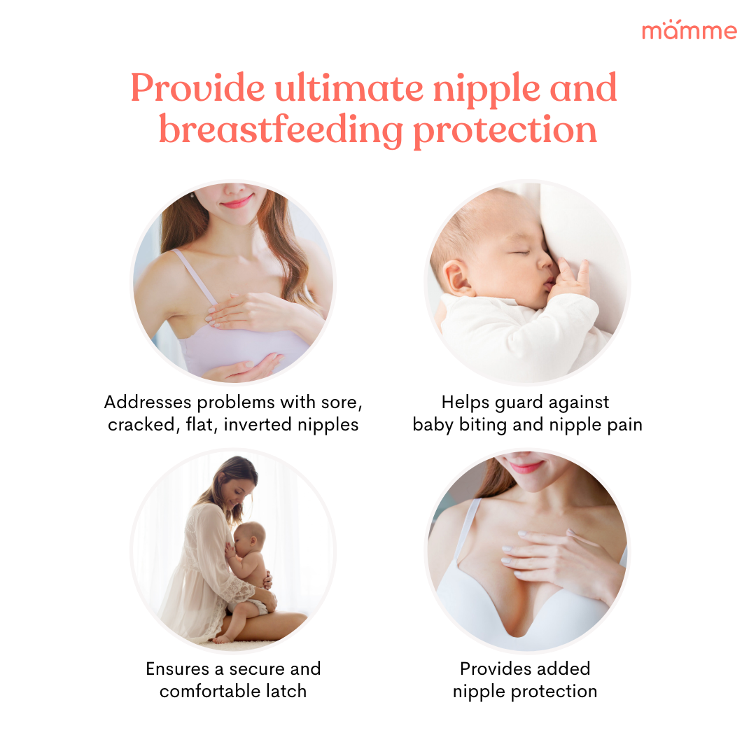 Mamme Nipple Shield (2pcs) | 19mm Breast Shield