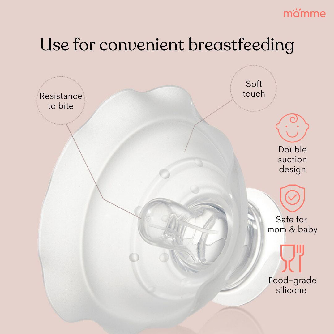 Mamme Nipple Shield (2pcs) | 19mm Breast Shield