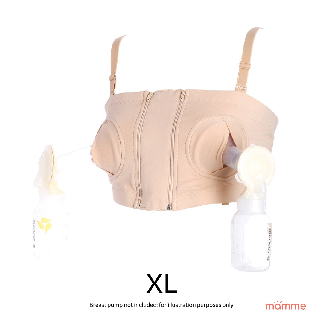 Mamme Charlie Pumping Bra with Front Zipper