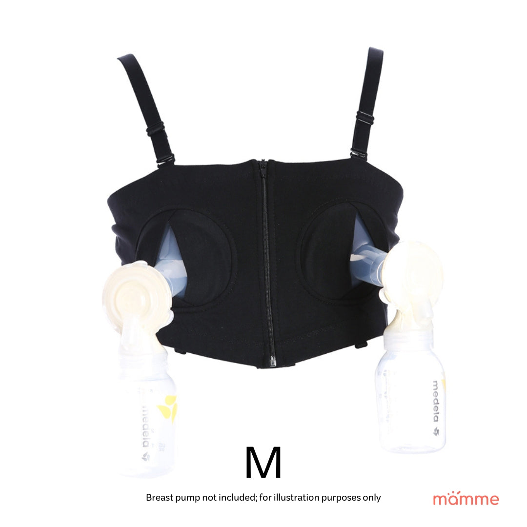 Mamme Charlie Pumping Bra with Front Zipper