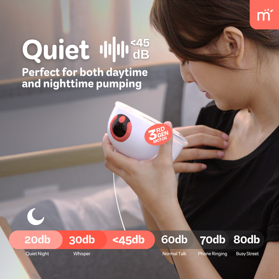 ☆ayumama☆ Mamme HUSH Wearable Handsfree Breast Pump With App – mamme
