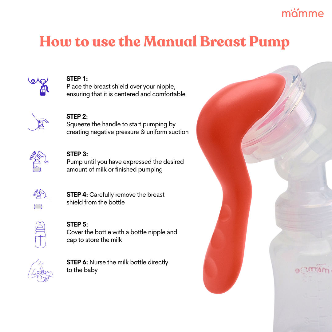 Mamme Manual Breast Pump
