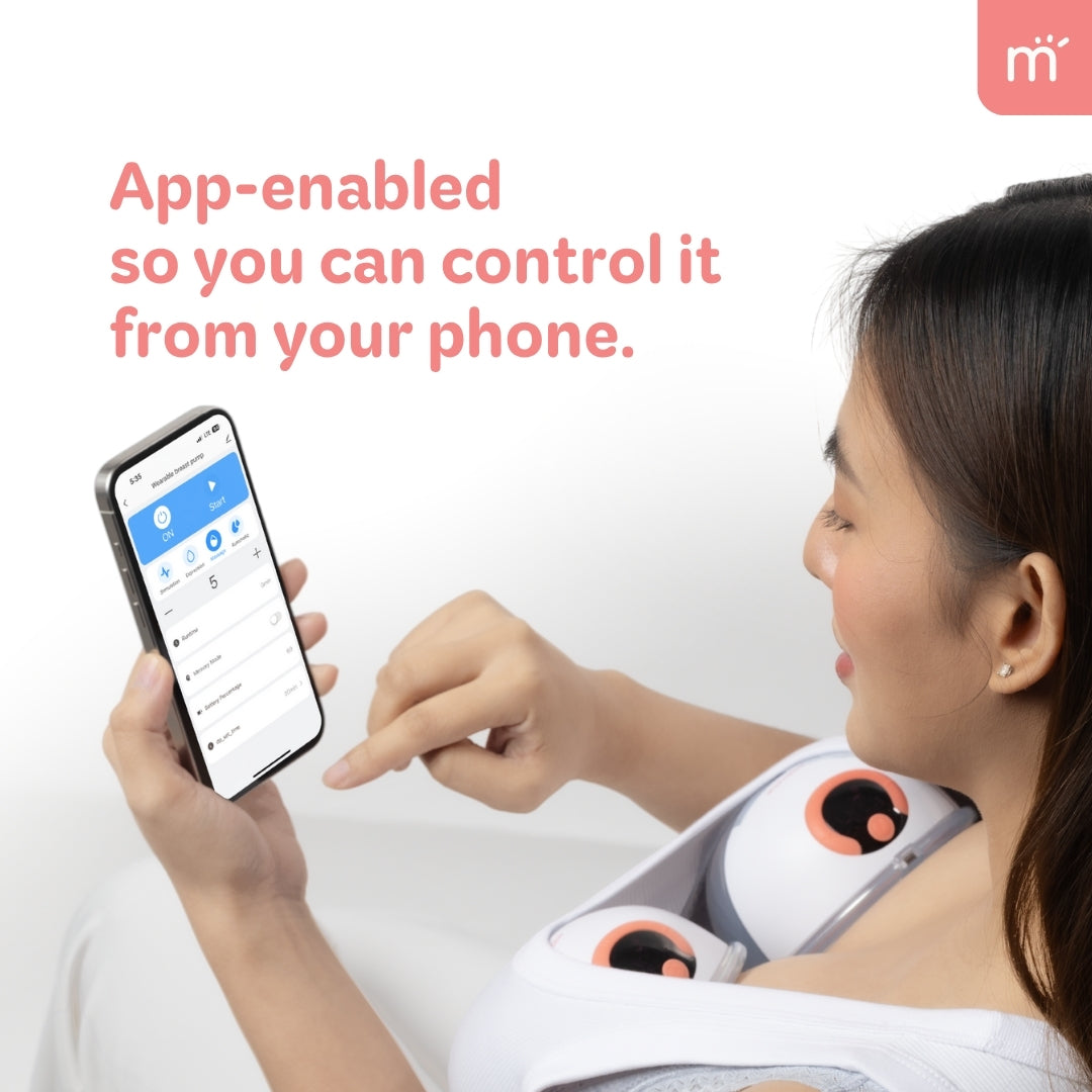 Mamme Hush Wearable Breast Pump with App