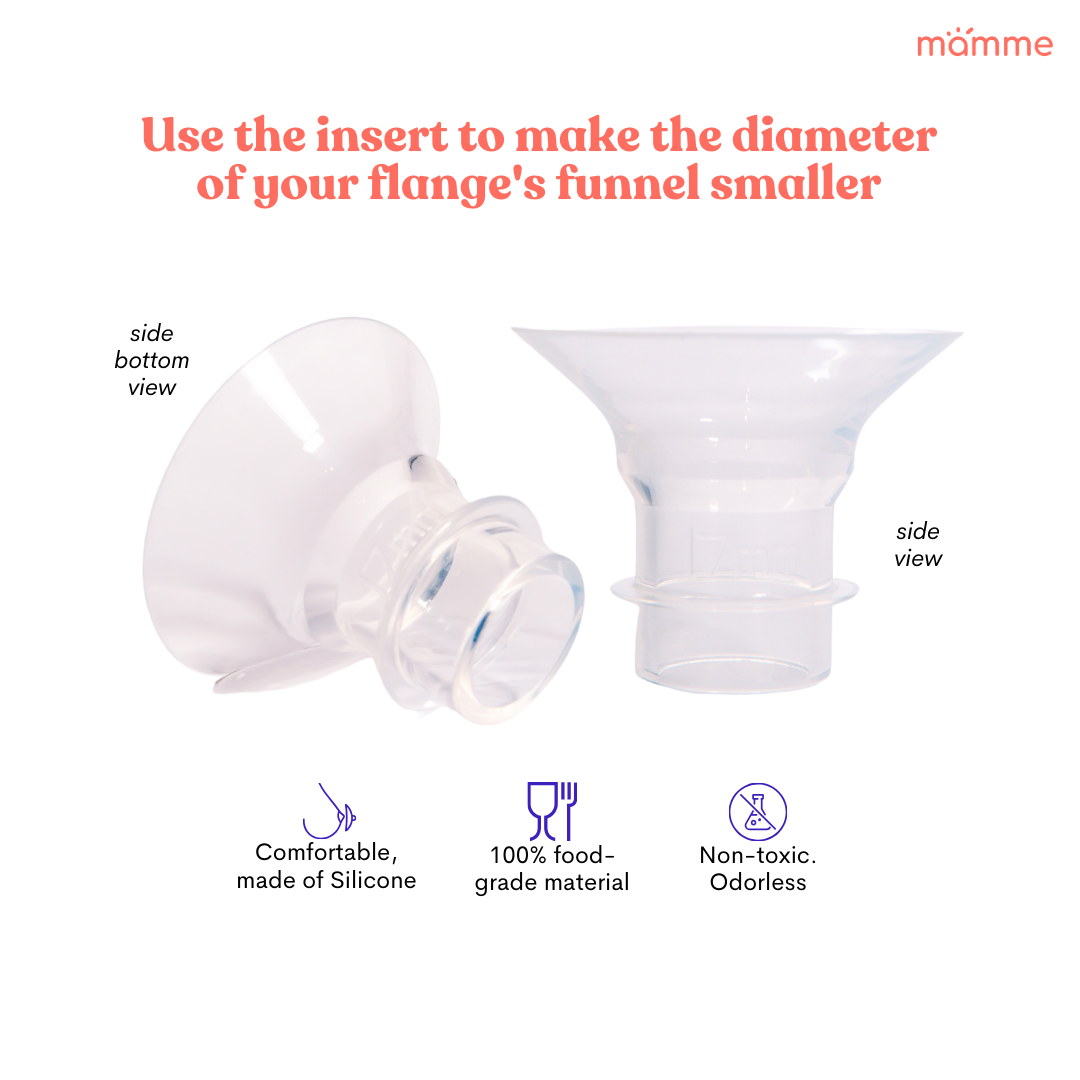 Mamme Silicone Flange Insert 13mm 15mm 17mm 19mm 21mm