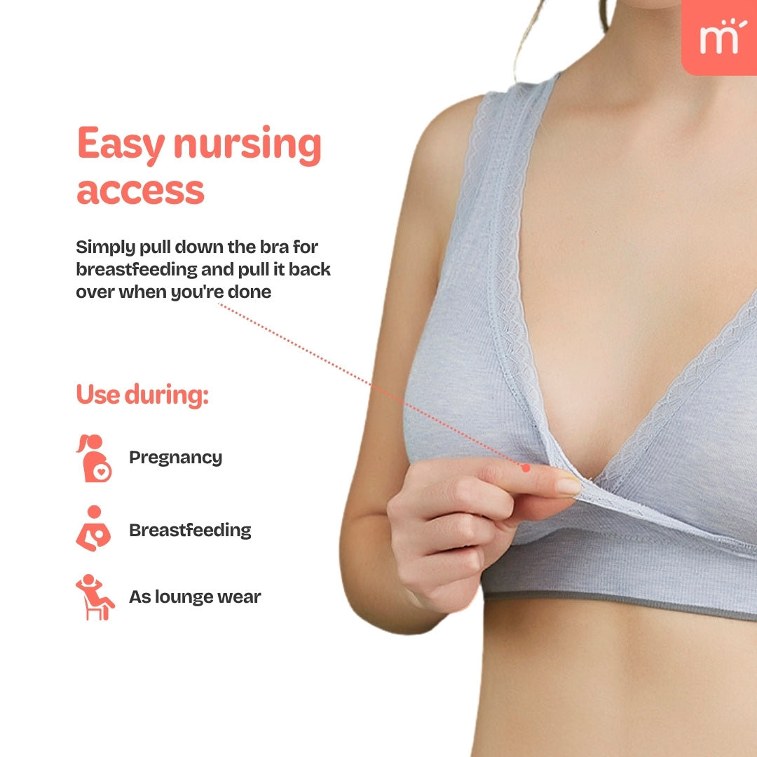 Mamme Maternity Nursing Lounge Bra