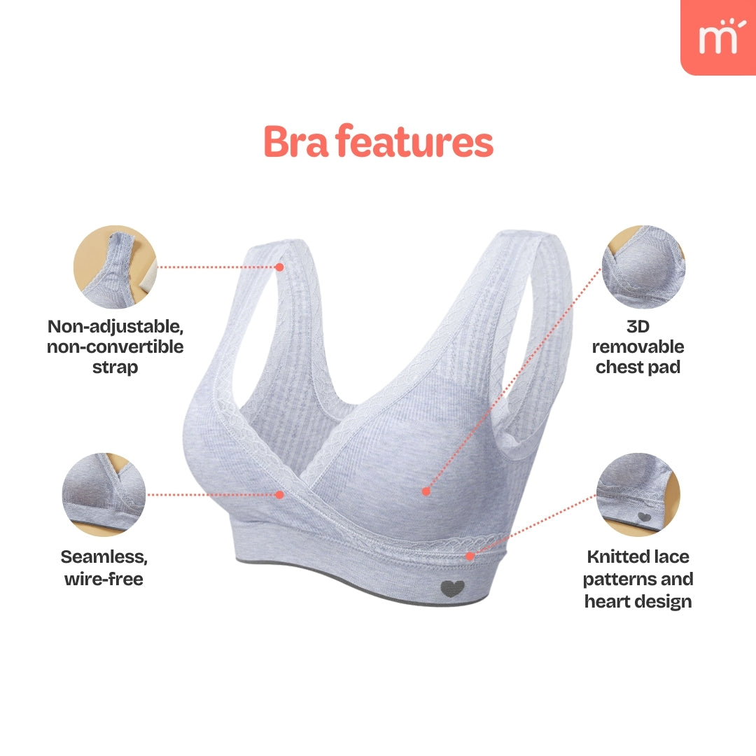 Mamme Nursing Lounge Bra | For Maternity and Nursing Moms