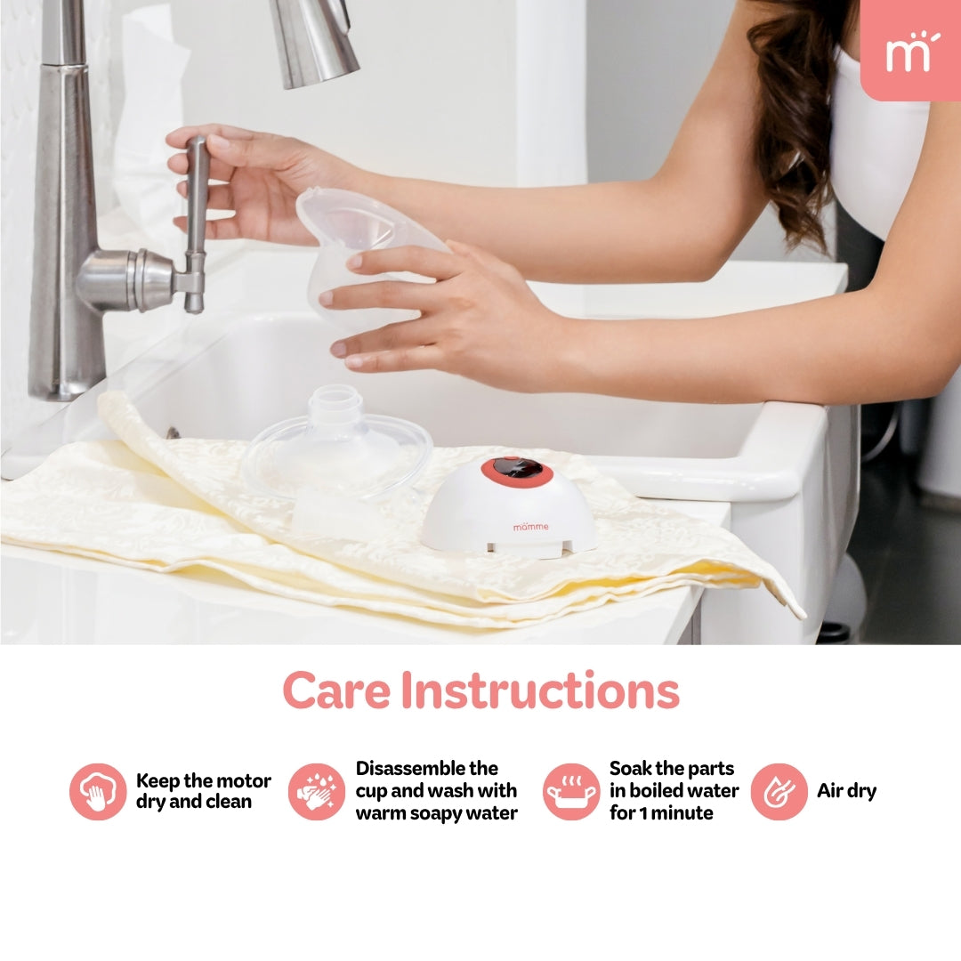 Mamme Hush Wearable Breast Pump with App