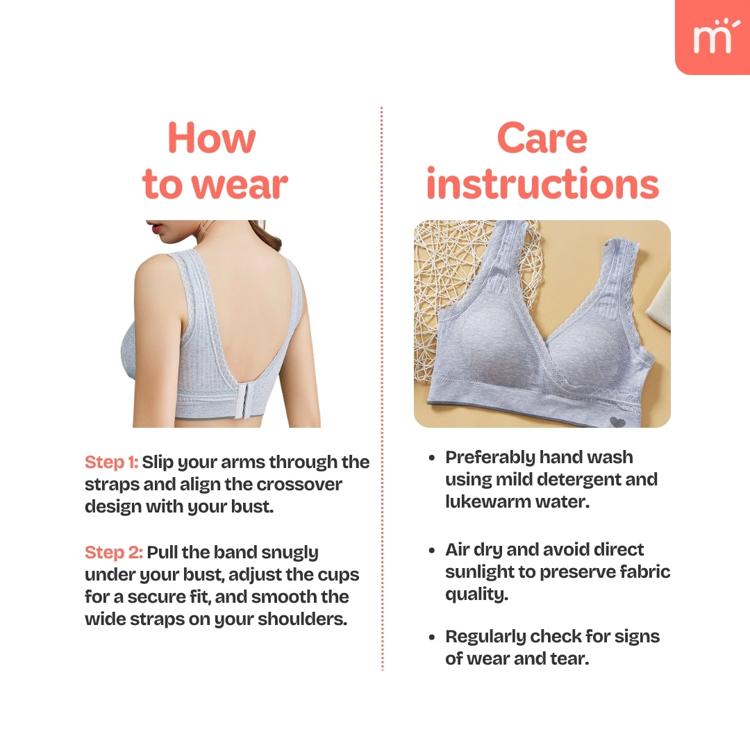 Mamme Maternity Nursing Lounge Bra