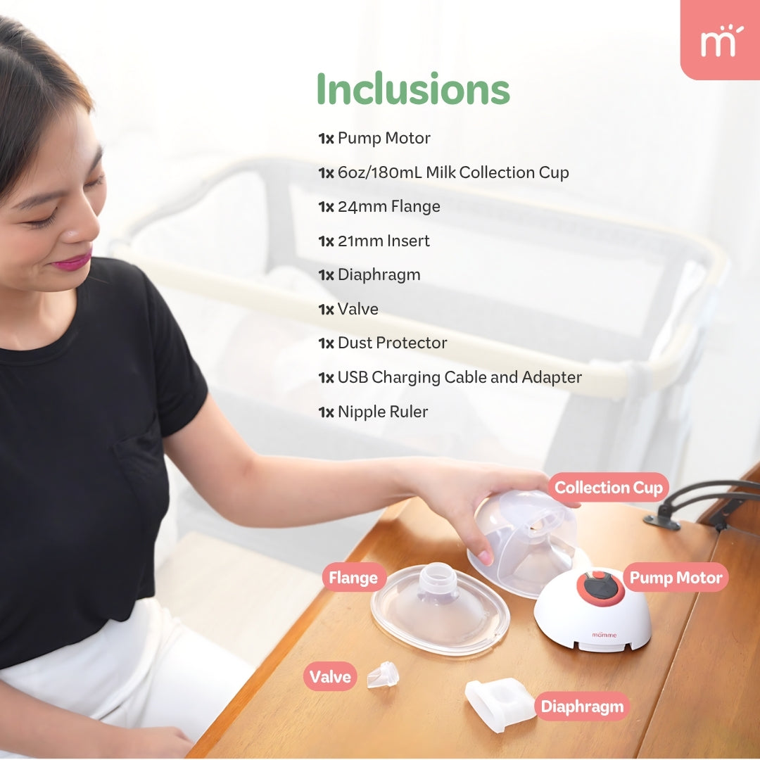 Mamme Hush Wearable Breast Pump with App