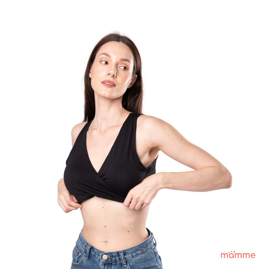 Mamme Crossover Maternity Nursing Bra