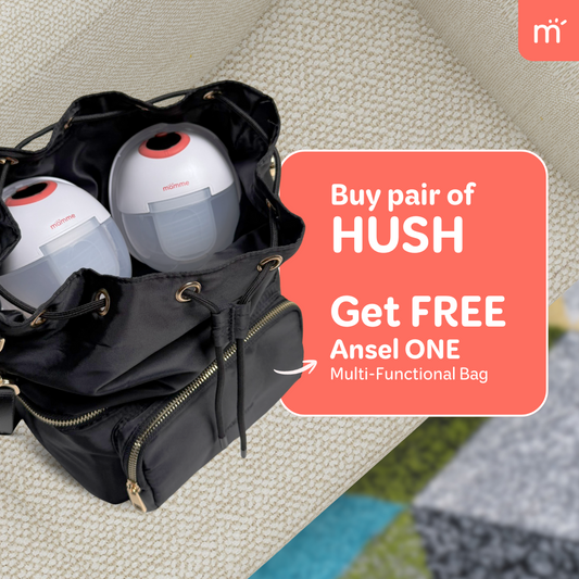 Mamme Hush Wearable Breast Pump with App