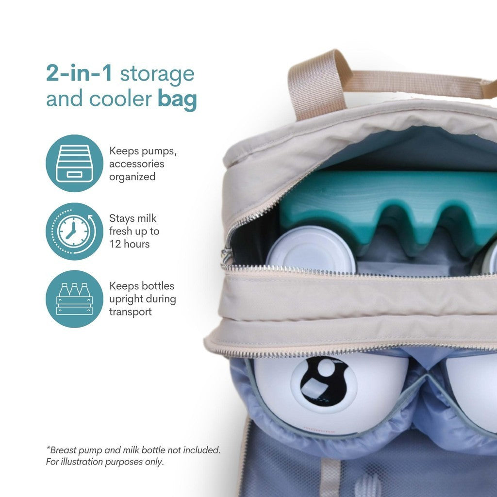 Mamme On-the-Go Pump and Nursing Cooler Bag Set