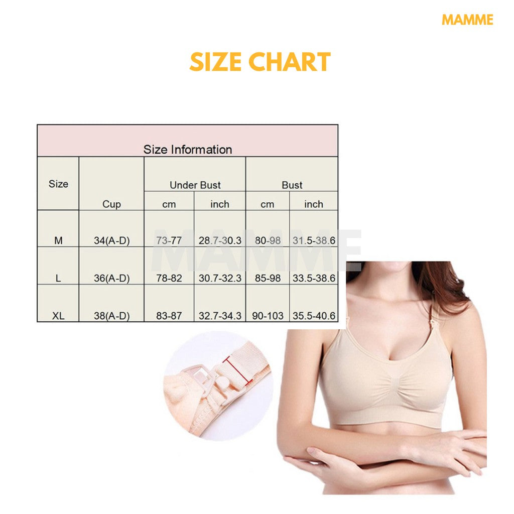 Mamme 2-in-1 Hands-Free Pumping Nursing Bra