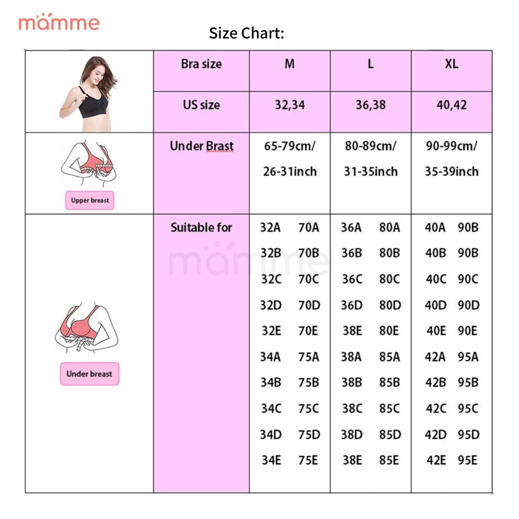 Mamme Nursing and Maternity Bra