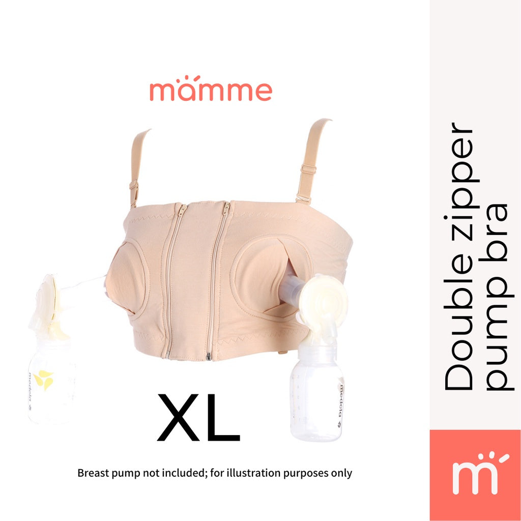 Mamme Charlie Pumping Bra with Front Zipper